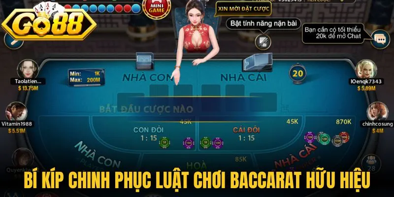 Bí kíp giúp anh em chinh phục luật chơi Baccarat hữu hiệu