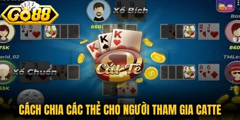 Cách chia các thẻ cho người tham gia catte