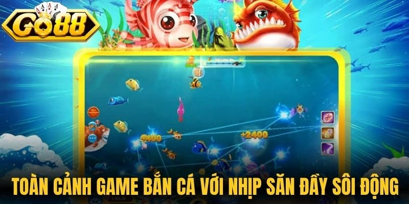 Đại Chiến Thái Bình Dương - Hành Trình Săn Boss Cực Hay 1 Toàn cảnh game bắn cá với nhịp săn đầy sôi động